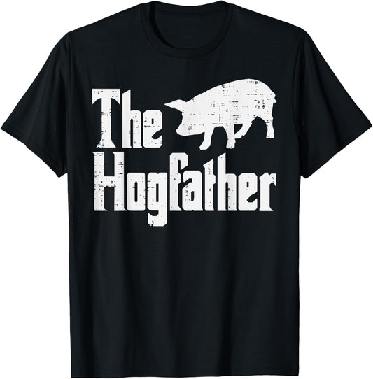 Pig The Hogfather Funny Hog Dad Fathers Day Parody Papa Men T-Shirt