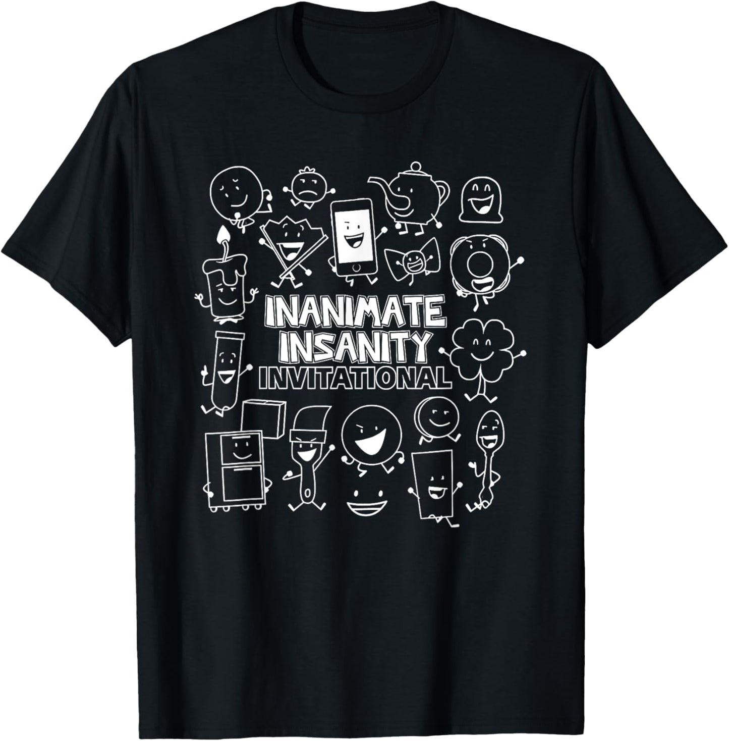 Creator Ink Inanimate Insanity Black And White T-Shirt