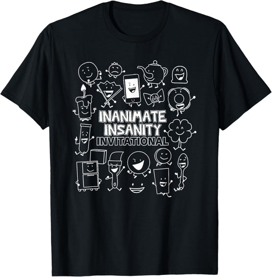 Creator Ink Inanimate Insanity Black And White T-Shirt