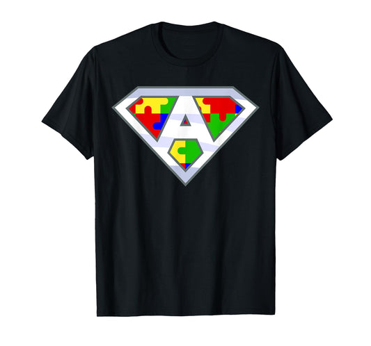 Autism Awareness Day Superhero T-Shirt T-Shirt