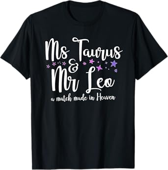 Taurus Wife Leo Husband T-Shirt