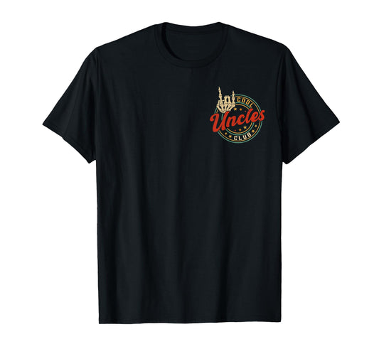 Cool Uncles Club Retro Funny New Uncle Men Skeleton T-Shirt