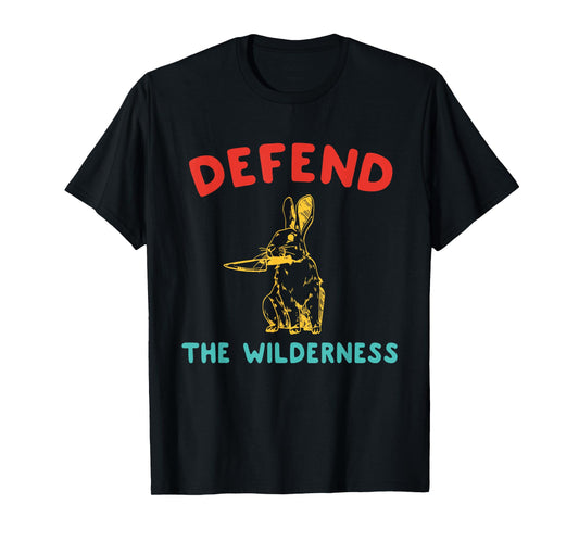 Defend The Wilderness Retro Vintage T-Shirt