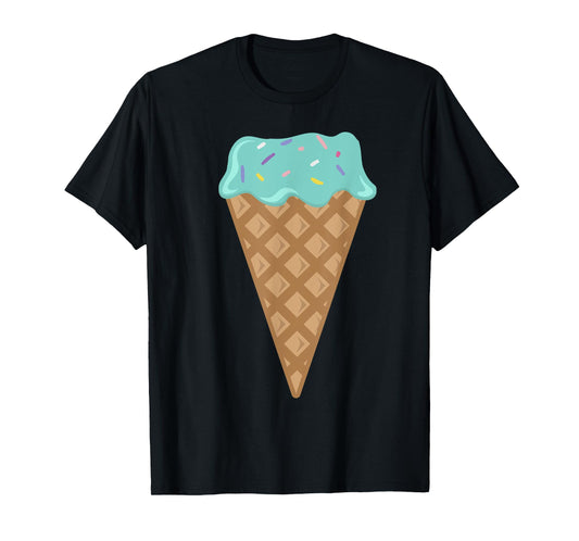 Cool Ice Cream Costume for Men Women Kids Adult Ice Cream T-Shirt