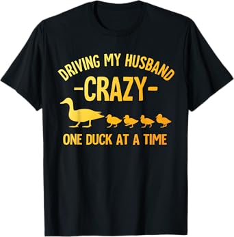 Funny Duck Mama Art For Wife Women Duck Themed Duck Lover T-Shirt