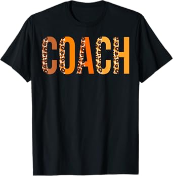 Coach leopard Squad Cute Fall Autumn Lovers Thanksgiving T-Shirt