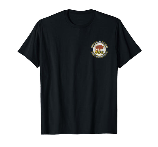 10th Cavalry Regiment Military Veterans Day Father Day T-Shirt