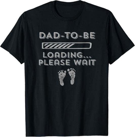 Mens T-shirt Dad-To-Be Loading Gift T-Shirt