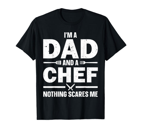 Best Chef Gift Culinary Cook Accessories & Stuff Chef Dad Art For Men Father Male Cooking Lover Kitchen Chef T-Shirt