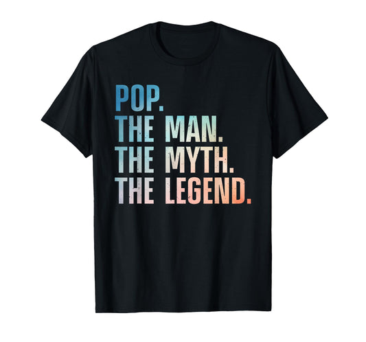 Funny Pop Design For Grandpa Grandfather From Grandkids Pop T-Shirt