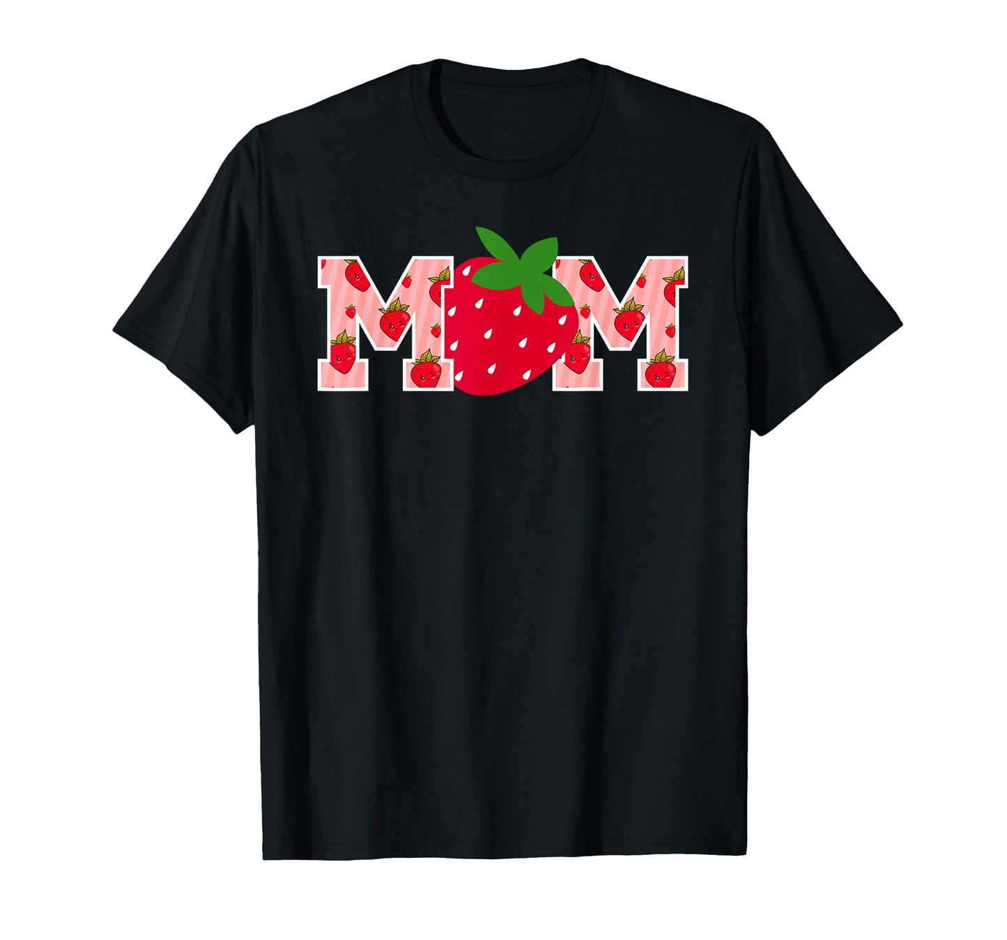Mom Strawberry First Birthday Party Funny Strawberry T-Shirt