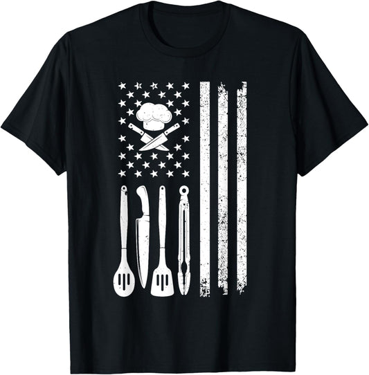Cool Chef Art For Men Women Restaurant Cook Male Home Chef T-Shirt