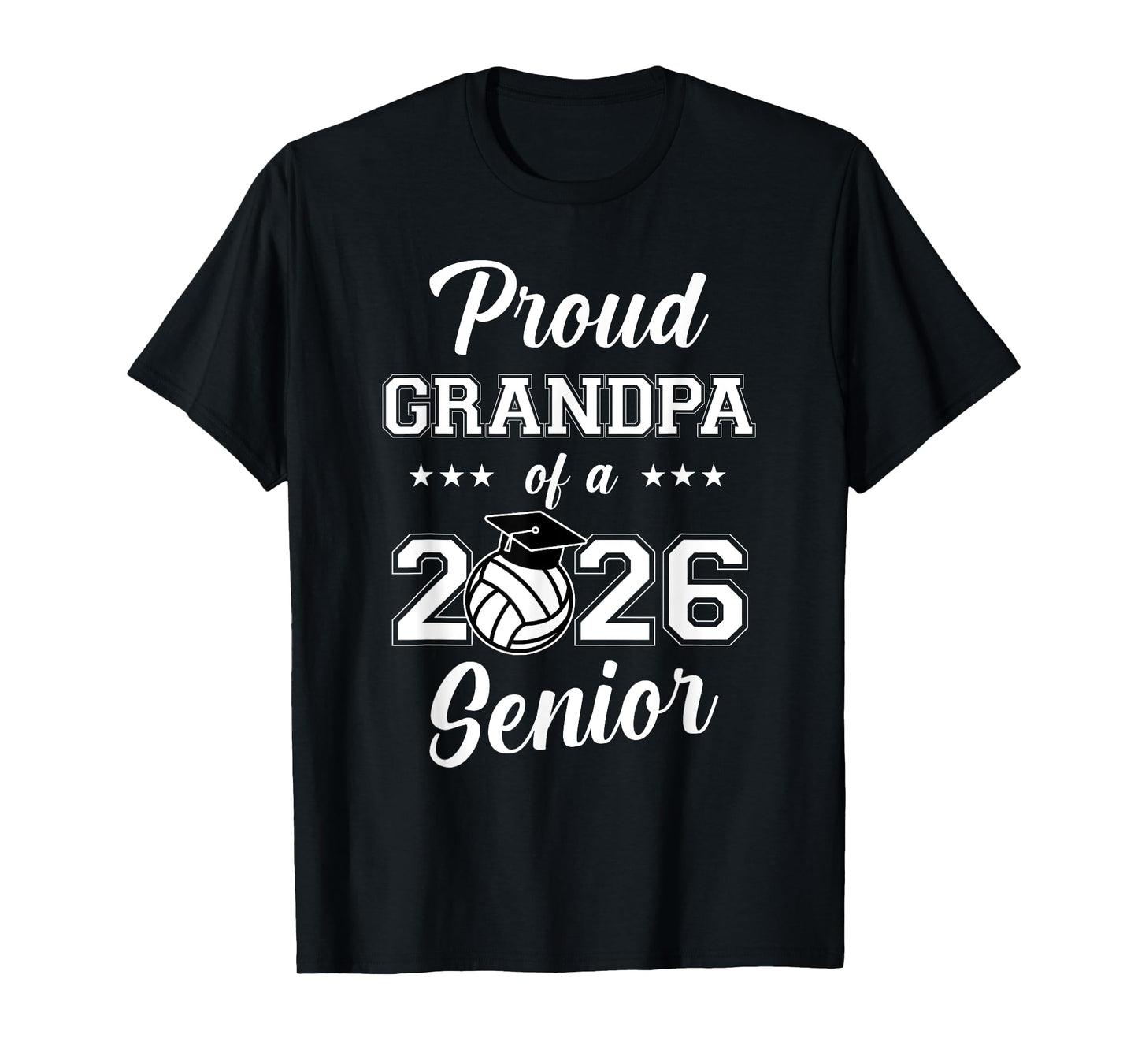 Proud Grandpa of a 2026 Senior Volleyball Player T-Shirt