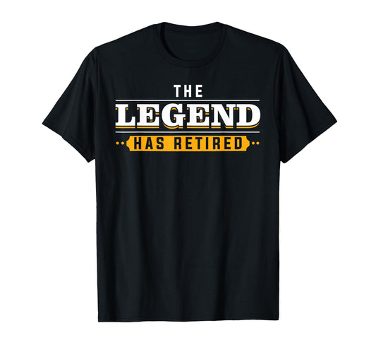 Cool Retired Art For Men Dad Grandpa Retiring Retirement T-Shirt