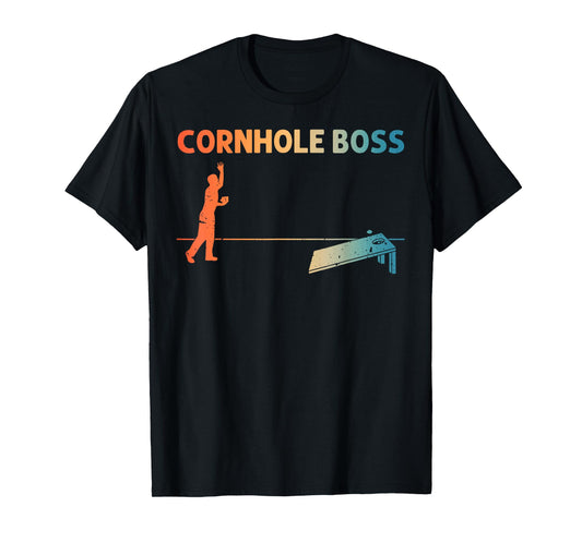 Cool Cornhole Art For Men Women Corn Hole Team Player Master T-Shirt