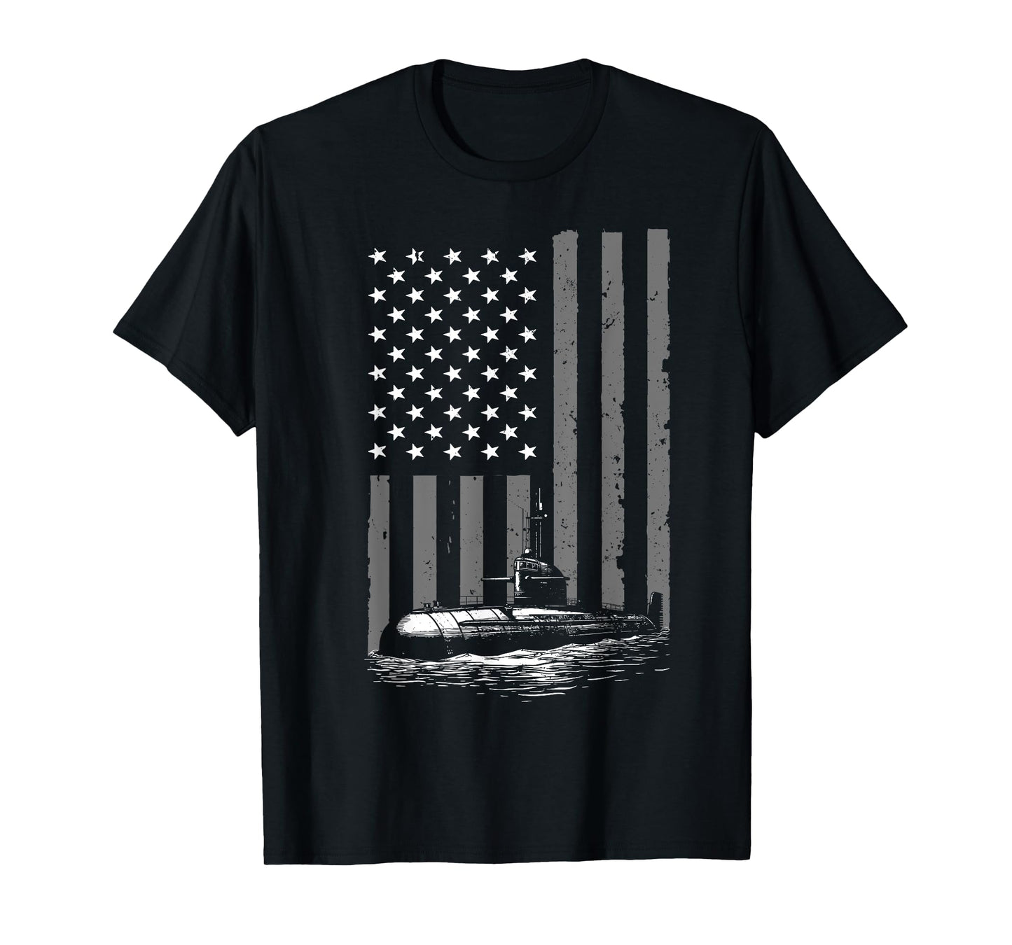 Funny Submarine Design For Men Submariner Submarine Veteran T-Shirt