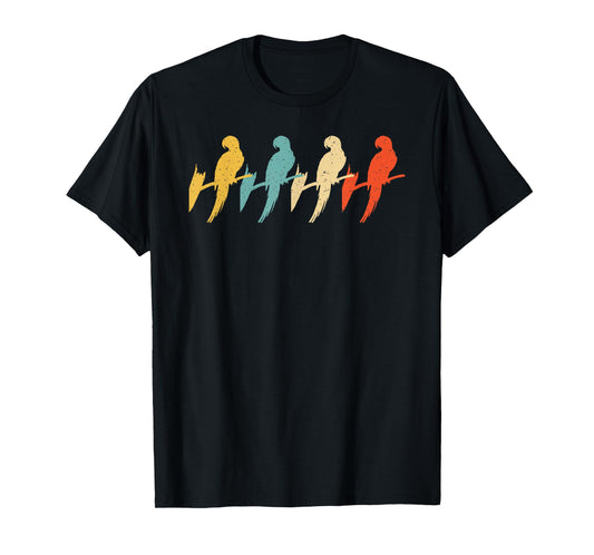 Cool Parrot Art For Men Women Girls Parrot Bird Lovers T-Shirt
