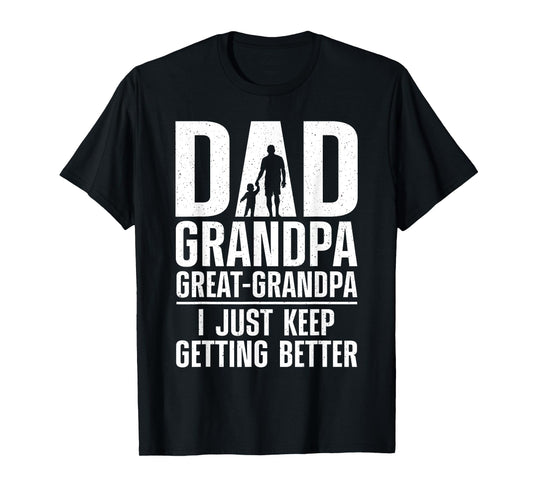 Cool Great Grandpa Art For Grandpa Men Great Grandfather T-Shirt