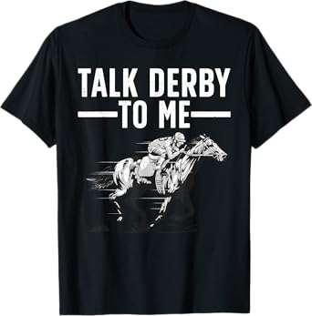 Funny Horse Racing Design For Men Women Derby Horse Racing T-Shirt