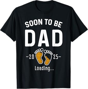 Soon To Be Dad Est 2025 Promoted to Daddy Gifts 1st Time Dad T-Shirt