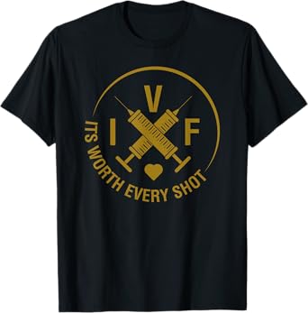 IVF Mom & Dad Warrior Funny Transfer Day Gift For Men Women T-Shirt
