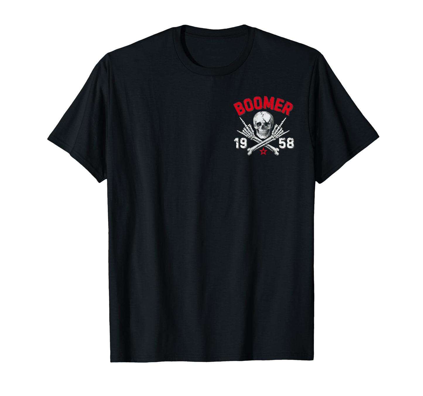 Boomer 1958 Before All You Sissie were Born Skull T-Shirt