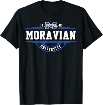 Moravian Vintage Arch University Arch Vintage Design T-Shirt