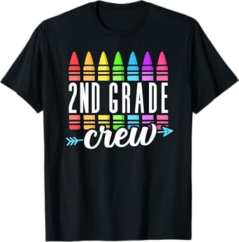 2nd Grade Crew Back to School Second Grade Teacher Boy Girl T-Shirt