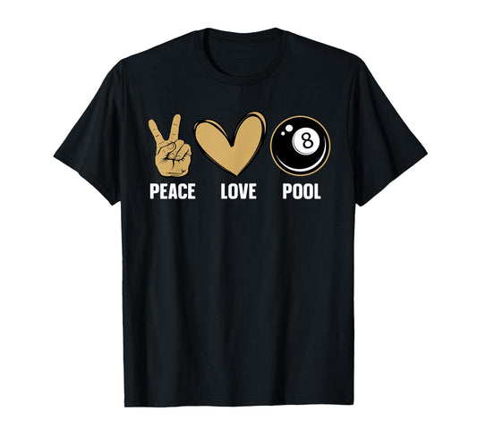 Cool 8 Ball Pool Lover Design For Men Women Billiard Player T-Shirt