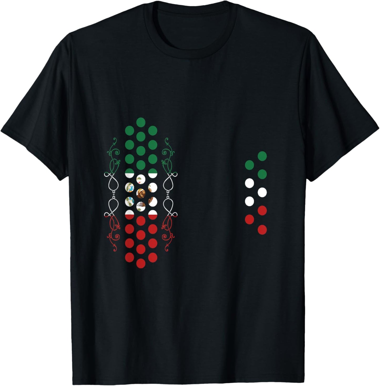 Funny Mexican Air Accordion Player Musician Men Women Mexico T-Shirt