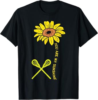 Sunflower Sunshine Lacrosse Lax Player Goalie Men Women Kids T-Shirt