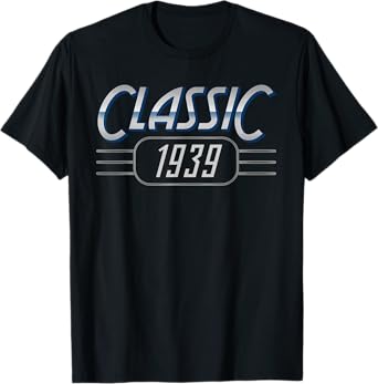 CLASSIC 1939 Birthday Vintage Born In 1939 T-Shirt