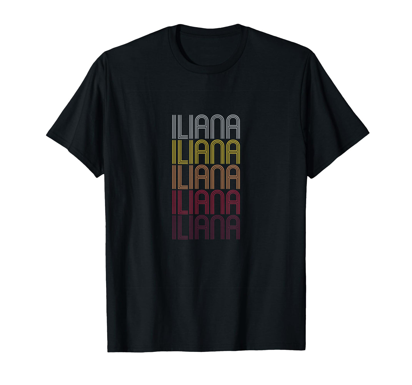 Iliana Personalized First Name Surname T-Shirt