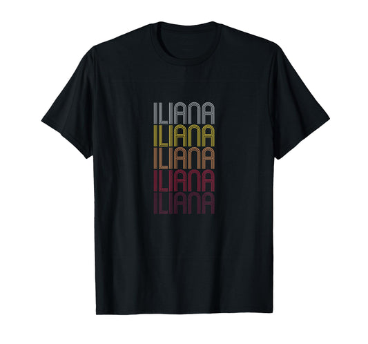 Iliana Personalized First Name Surname T-Shirt
