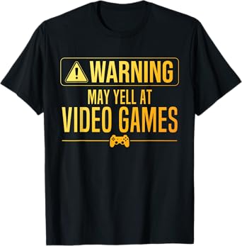 Funny Video Game Art For Men Women Gaming Nerd PC Gamer T-Shirt