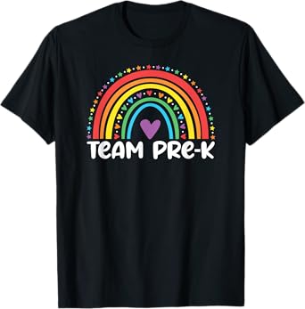 Team Pre-K Teacher Crew Squad Hello Back School Graduation T-Shirt