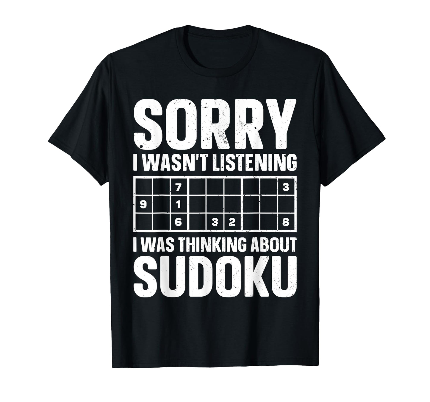 Cool Sudoku Design For Men Women Sudoku Player Sudoku Lover T-Shirt
