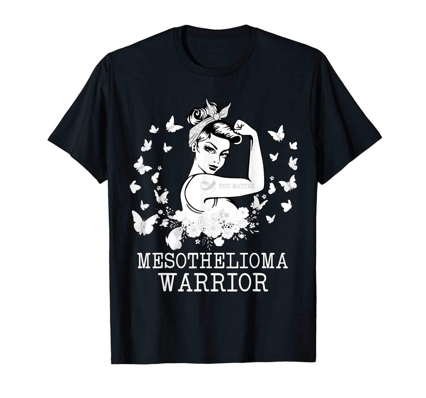Mesothelioma Warrior For Women Men, Mesothelioma Awareness T-Shirt