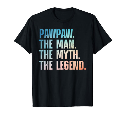 Pawpaw Design For Grandpa Grandfather From Grandkids Pawpaw T-Shirt