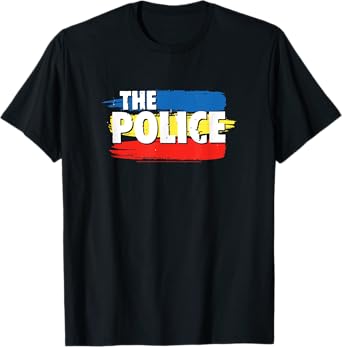 THE POLICE THREE STRIPES LOGO T-Shirt