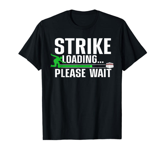 Cool Bowling Art For Men Women Kids Bowler Bowling Player T-Shirt