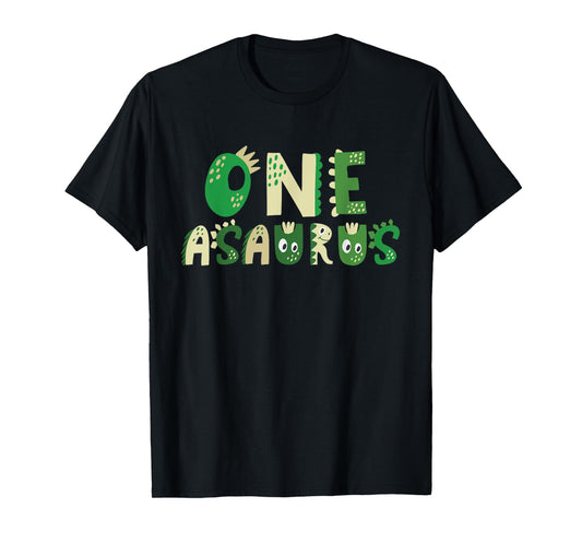 1st Birthday Dinosaur Oneasaurus First Birthday Matching T-Shirt