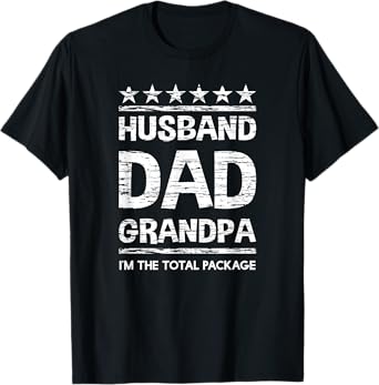 Husband Dad Grandpa Shirt Gift For Him T-Shirt