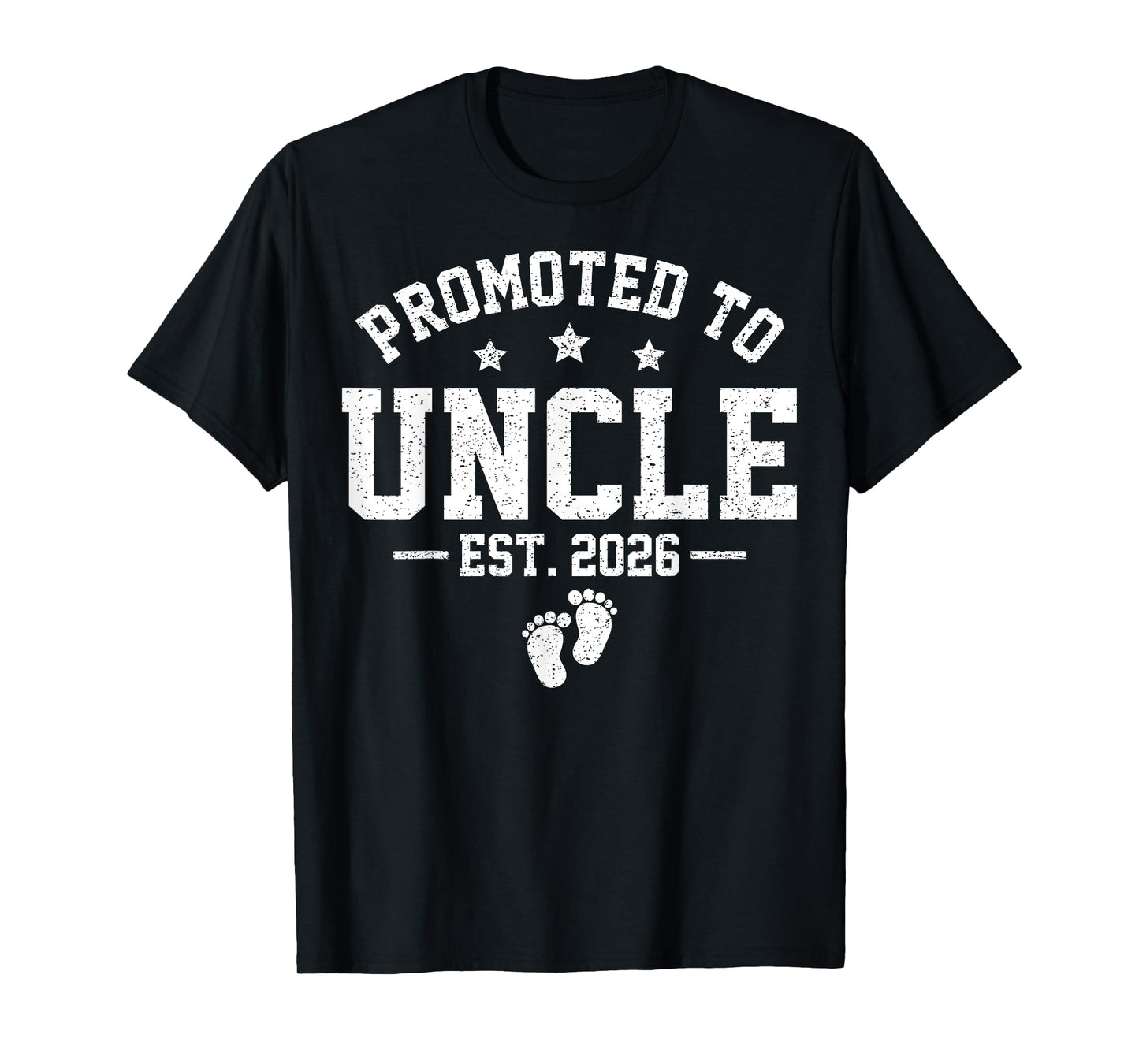 Promoted to Uncle est. 2026 Baby Announcement for Uncle T-Shirt