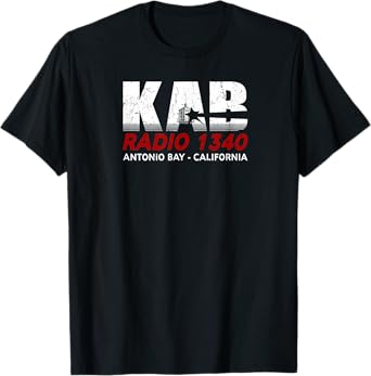 Dereliction of duty Unisex-Adults KAB Radio 1340 Antonio Bay - Pre-distressed - The Fog T-Shirt
