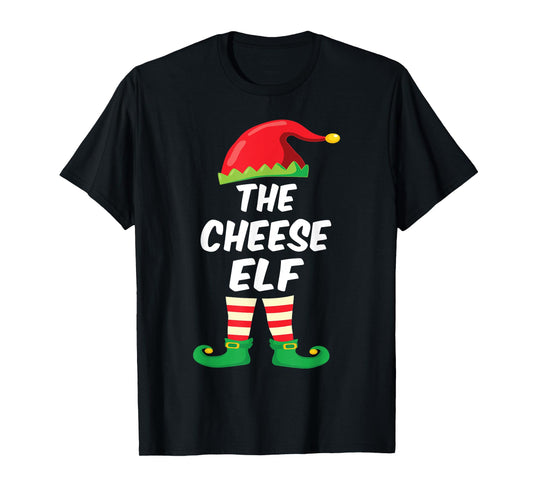 The Cheese Elf Family Matching Funny Christmas Costume T-Shirt