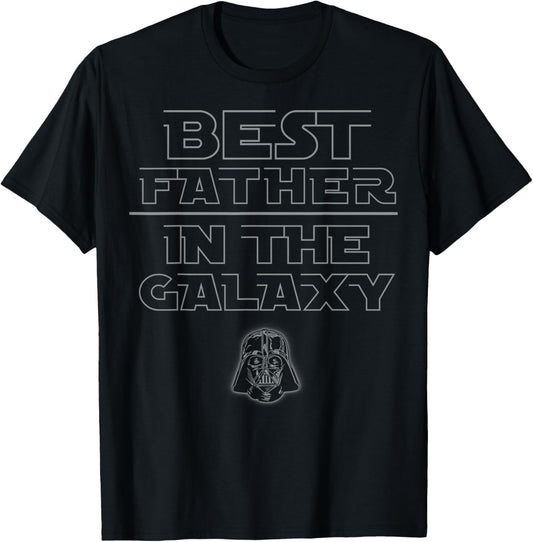 Star Wars Best Father In the Galaxy Darth Vader T-Shirt T-Shirt
