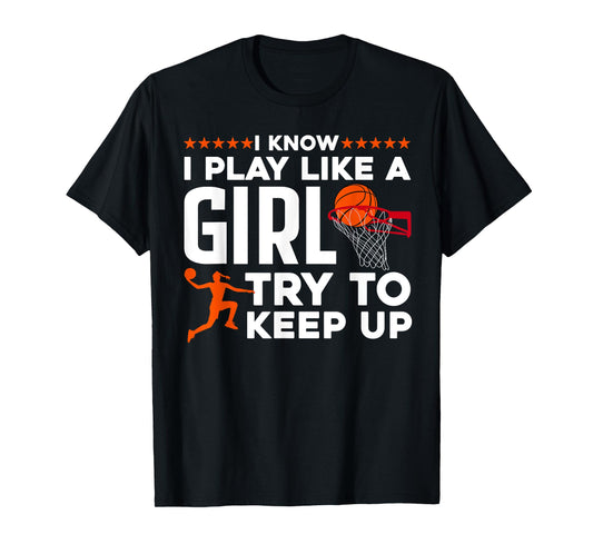 Cool Basketball For Girl Women College Basketball Team Coach T-Shirt