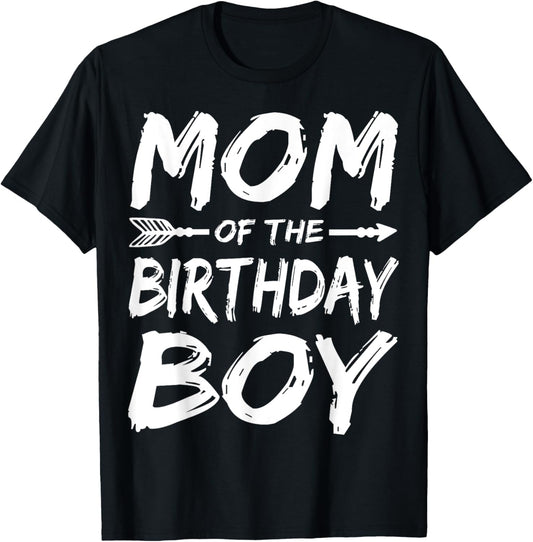 Mom of the birthday boy matching family party T-Shirt