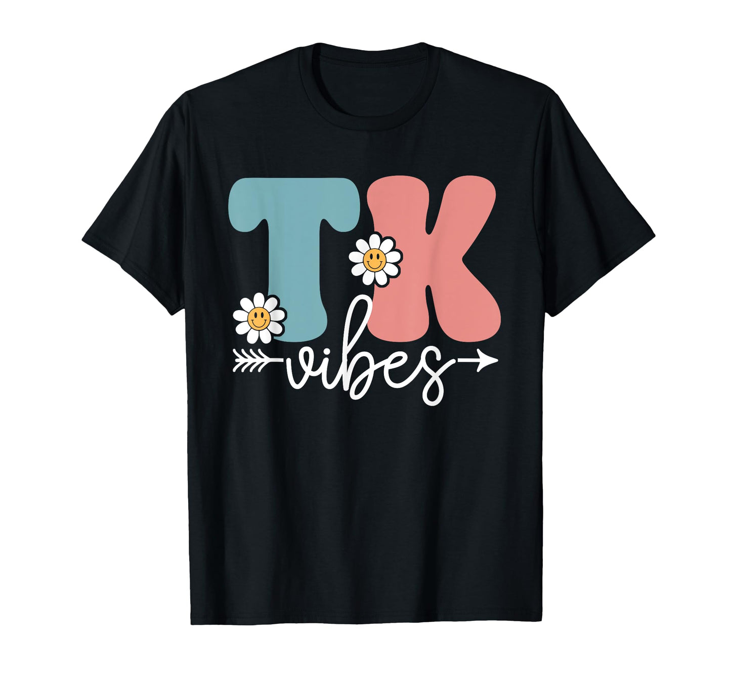 TK Vibes Back To School Teachers Students TK Team Men Women Kids T-Shirt